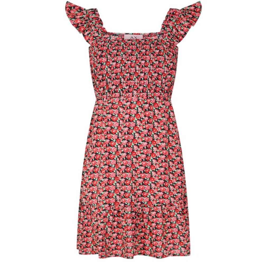 AX Paris Womens/Ladies Floral Frill  Mini Dress / Red